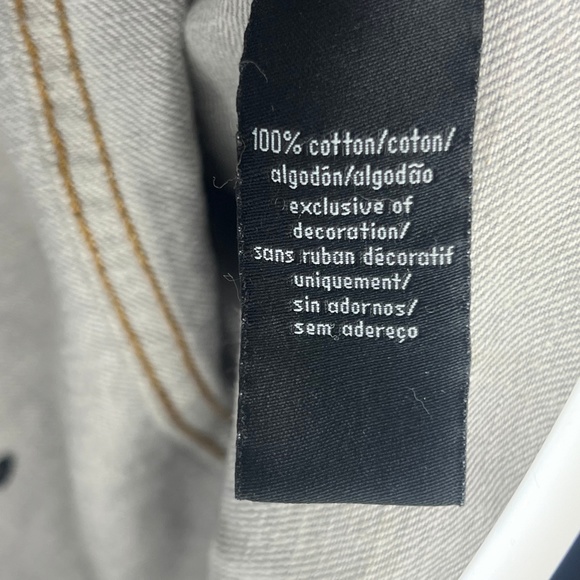 Calvin Klein Jeans Mens Denim Jacket with Hoodie  Sz M gray 100% Cotton - Picture 4 of 5